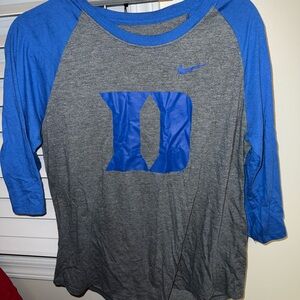 Nike Blue and Gray Duke Shirt - Women’s